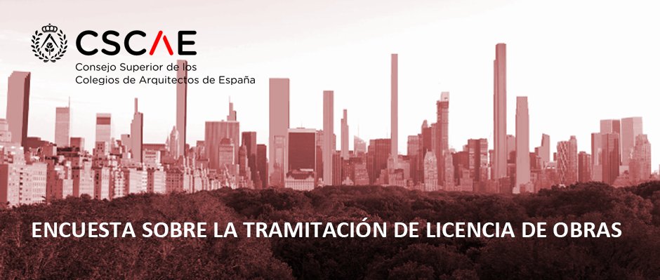 Encuesta sobre la tramitación de las licencias de obras