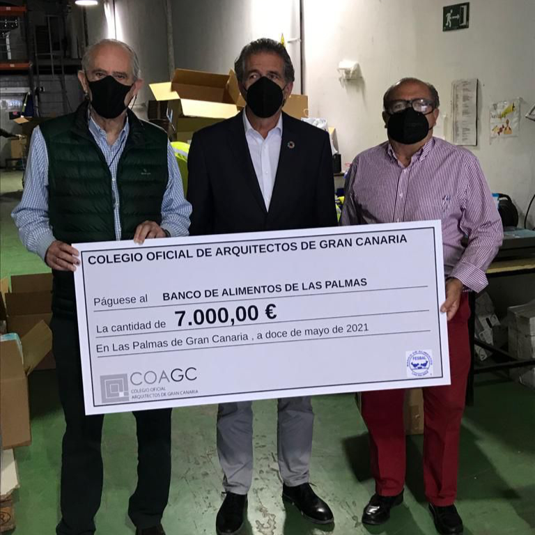 Donación del COAGC al Banco de Alimentos de Las Palmas