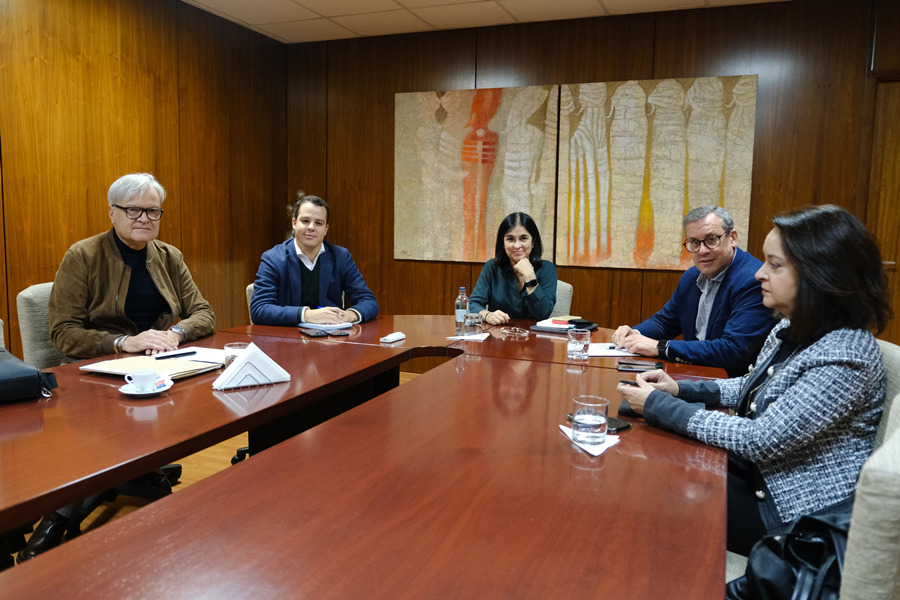 Reunión en el Ayuntamiento de Las Palmas de Gran Canaria