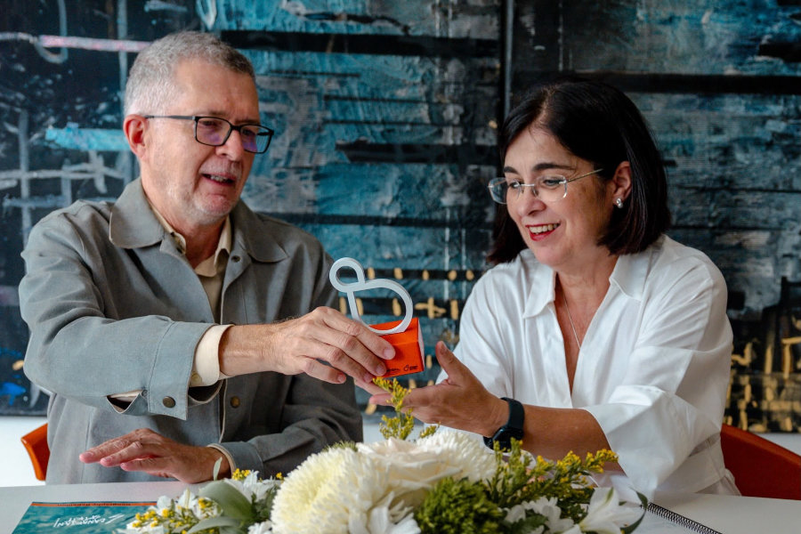 Ovidio Macho y Carolina Darias